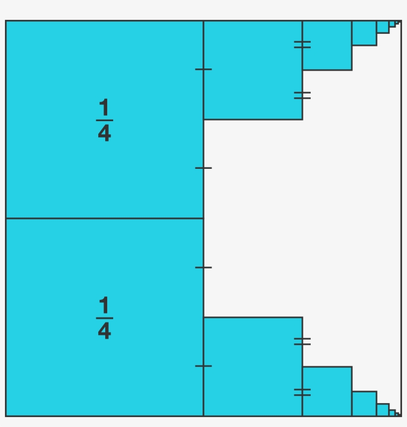 The Left Half Of A Square Is Occupied By Two Smaller - Diagram, transparent png #1237127