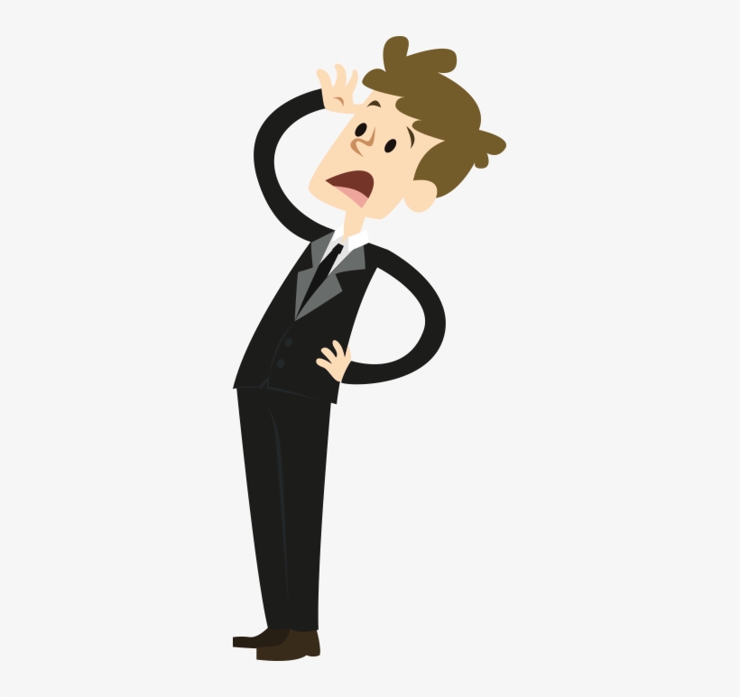 Sad Cartoon Man Png Graphic Download - Sad Man Cartoon Png, transparent png #1237171