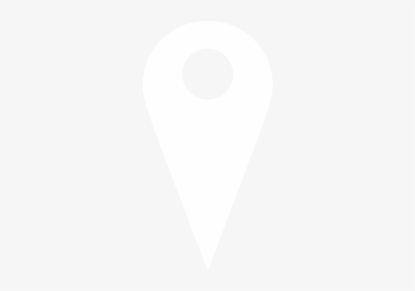 Pin Icon - White Location Pin Png, transparent png #1237313
