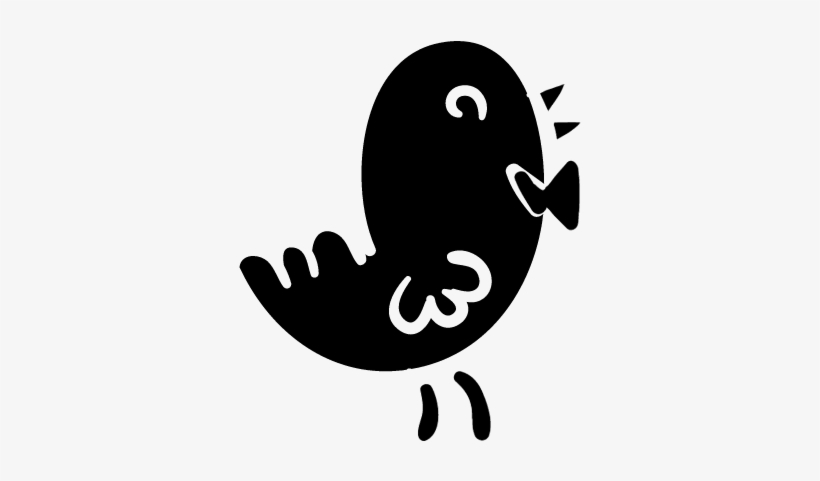Bird With Bow Tie Vector - Icon, transparent png #1237394