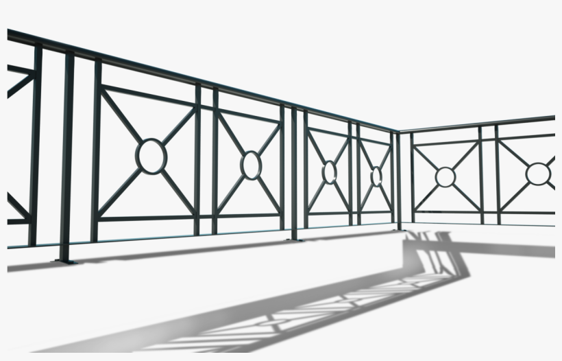 Wrought Iron - Lion - Railing Of Terrace, transparent png #1237528