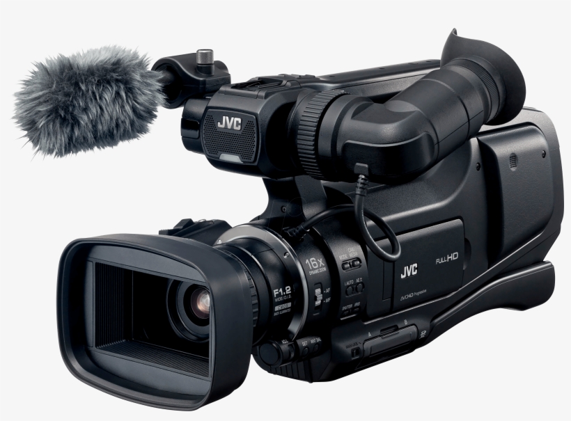 Full Hd Shoulder-mounted Events Camcorder Jvc Gyhm70e - Jvc Gy Hm70e, transparent png #1237583