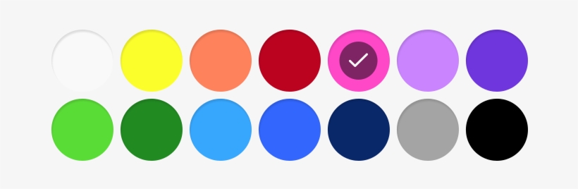 Color Picker - Radio Button With Color, transparent png #1237767