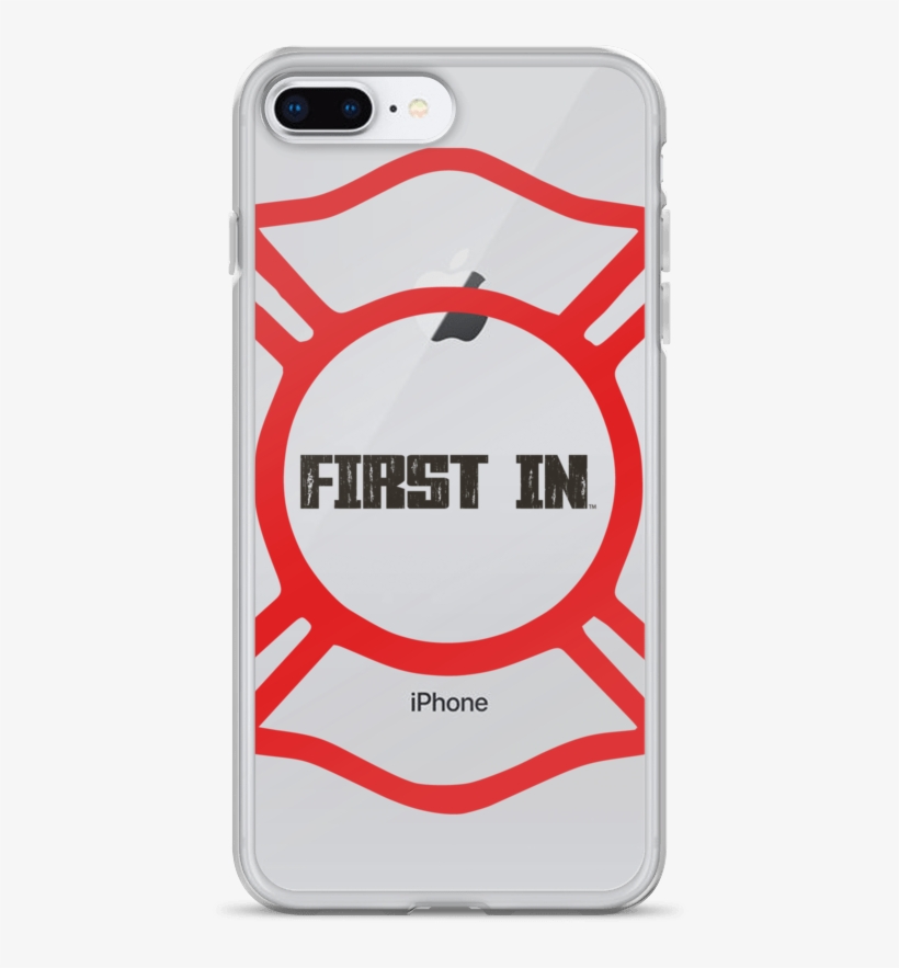 Maltese Cross First In Iphone Case - Firefighter, transparent png #1237797