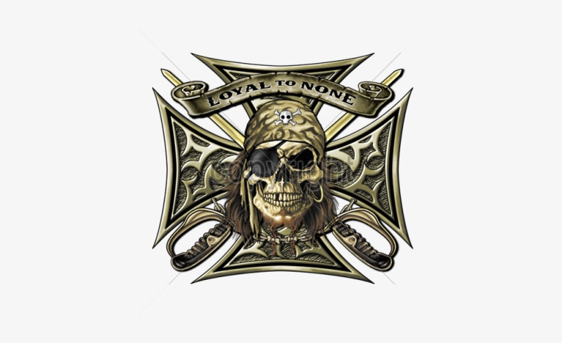 Iron Cross And Skull, transparent png #1238128