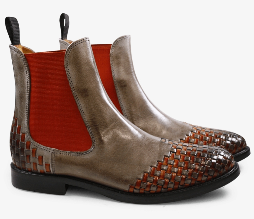 Ankle Boots Molly 10 Smoke Interlaced Orange Elastic - Stiefeletten Melvin & Hamilton Molly 10 Smoke Interlaced, transparent png #1238238