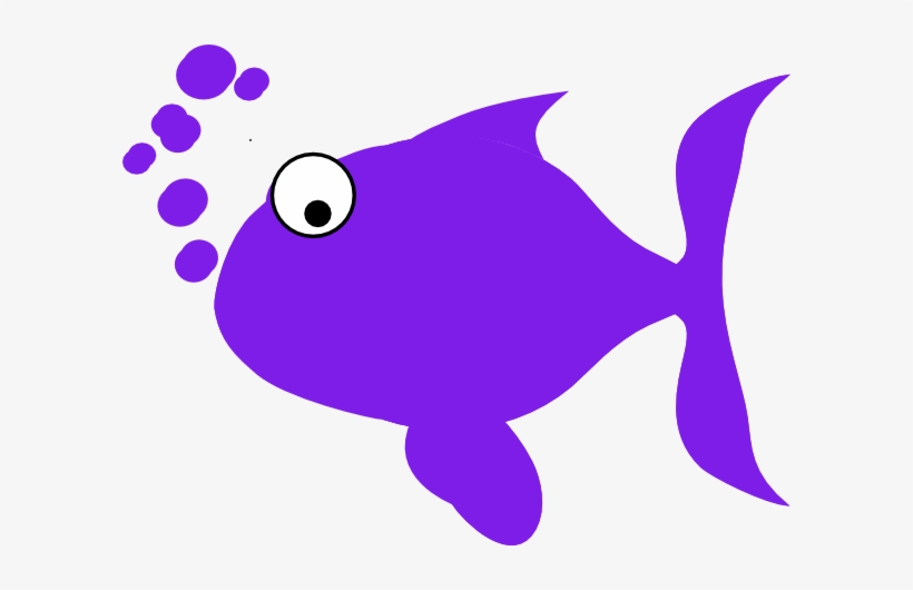 Purple Fish Vector Online Free - Red Fish Blue Fish Clipart, transparent png #1238378