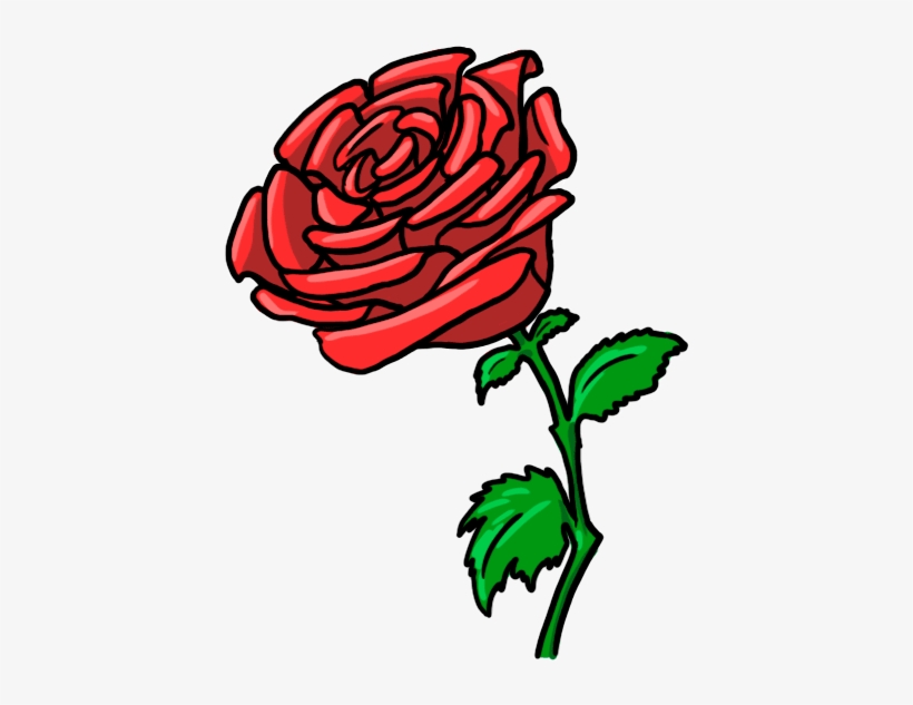 1008 12 - Cartoon Red Rose Png, transparent png #1238493