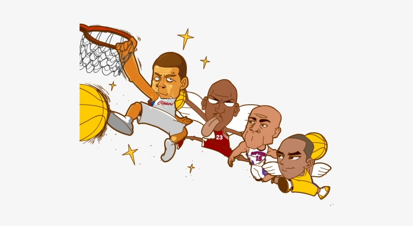 Blake Griffin Is The Dunk King Of Kings - Cartoon, transparent png #1238994