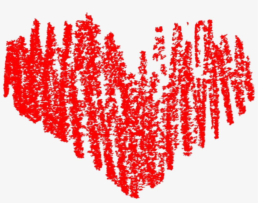 Free Download - Transparent Background Crayon Heart Png, transparent png #1239232