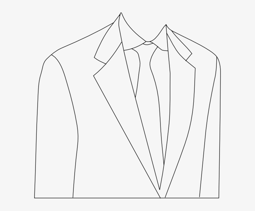 Drawn Suit Tie Suit Coat Clipart Free Transparent Png Download Pngkey