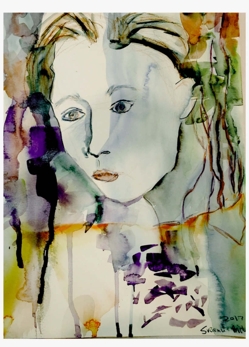 Spirit Portriat Girl One Eye - Computer File, transparent png #1239437