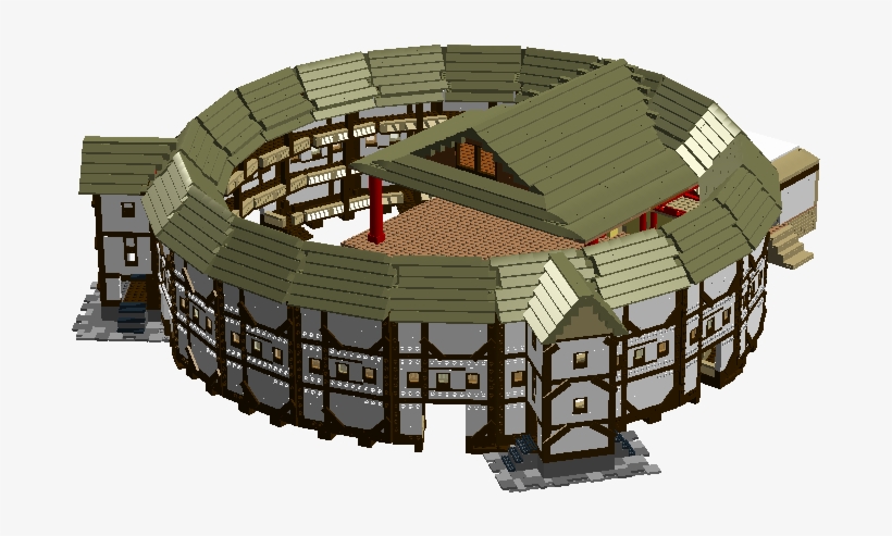 Shakespeare's Globe Theatre - Globe Theatre Shakespeare Png, transparent png #1239532