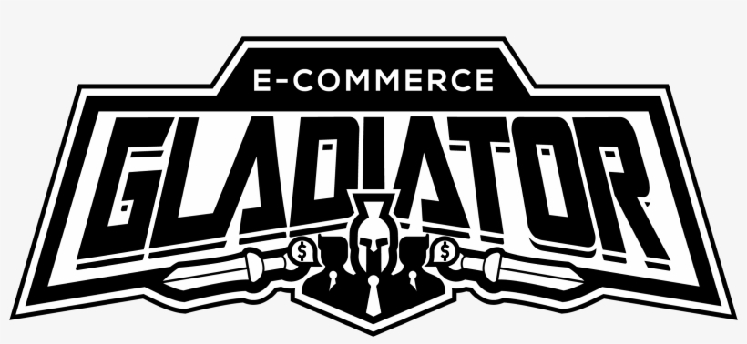 Ecommerce Gladiator Full Black And White - Vevey, transparent png #1239644