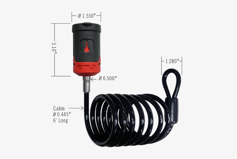 Bolt 7018450 Newer Gm Models Cable Lock, transparent png #1239937