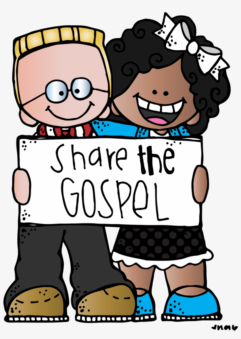 Look Here Cliparts - Share The Gospel Clipart, transparent png #1240032