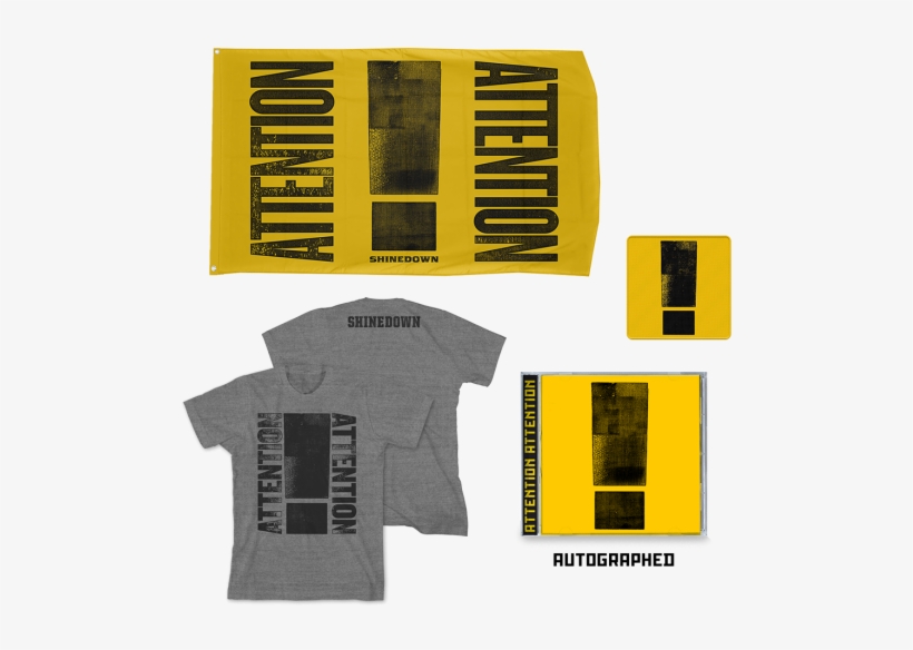 Attention Attention Ultimate Cd Bundle - Shinedown Attention Attention Merch, transparent png #1240358