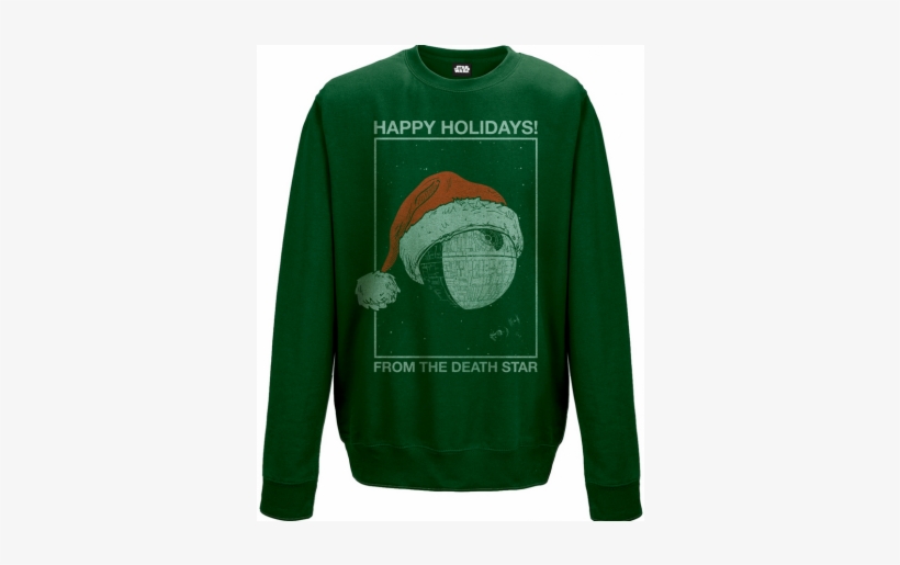 Star Wars Death Star Holidays Christmas Sweater- £14.99, transparent png #1240413