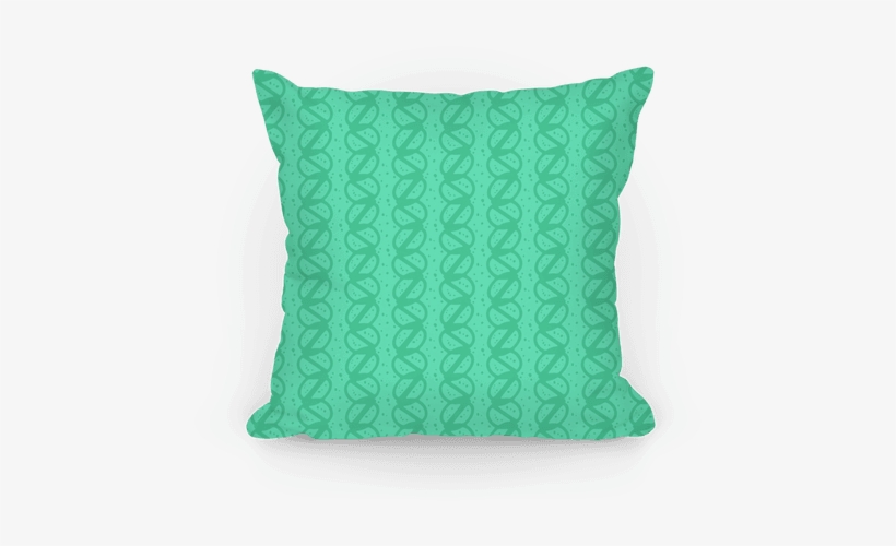 Green Braid Stripe Pattern Pillow - Color Blind Test Baseball, transparent png #1240457