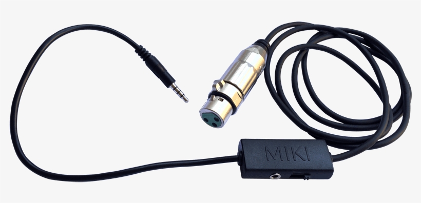 Mic Cable Png - Miki Microphone Cable With Integrated Pre-amplifier, transparent png #1240592