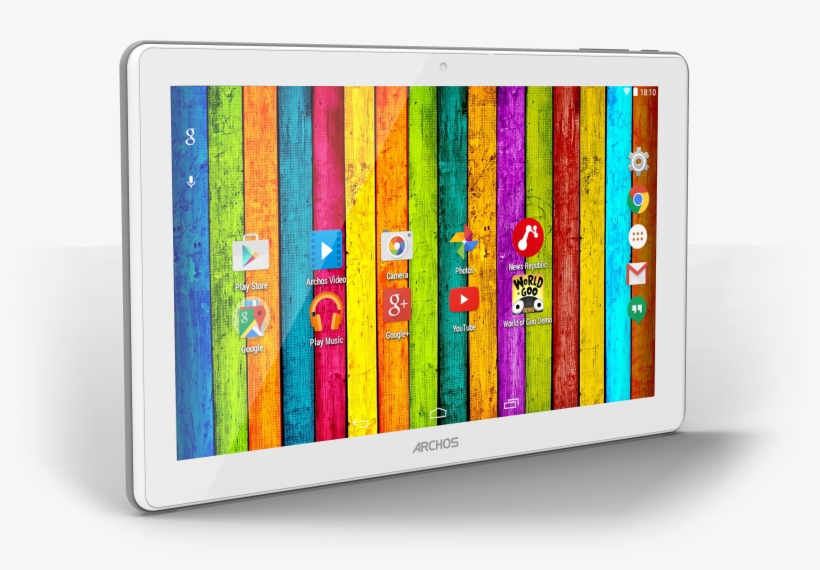 Gallery - Archos Neon 101d Tablet 10.1 - White, transparent png #1240836