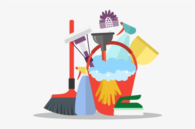After The Move - Cleaning Tools And Equipment Clipart, transparent png #1241106