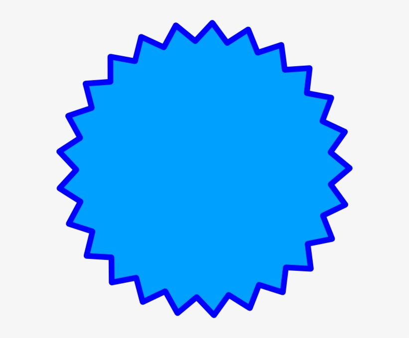 Starburst Graphic Png - Blue Star Burst, transparent png #1241113