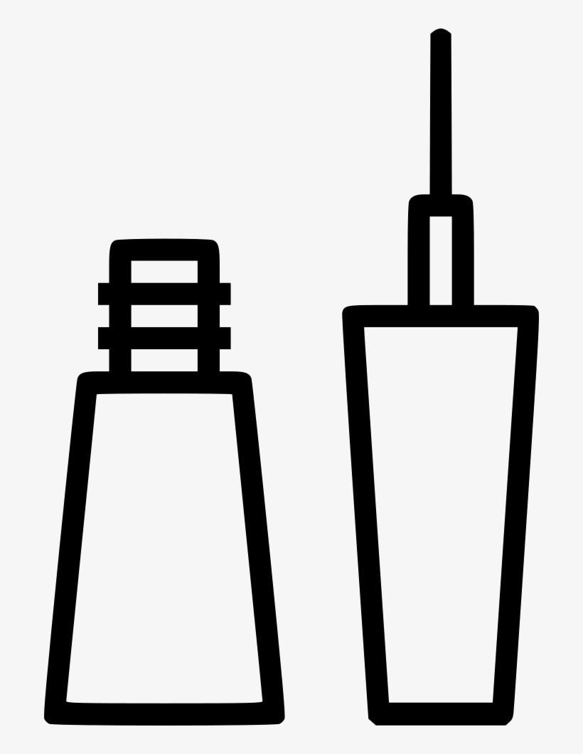 Eyeliner Brush Lady Beauty Care Makeup Cosmetics Comments - Eye Liner Icons, transparent png #1241175