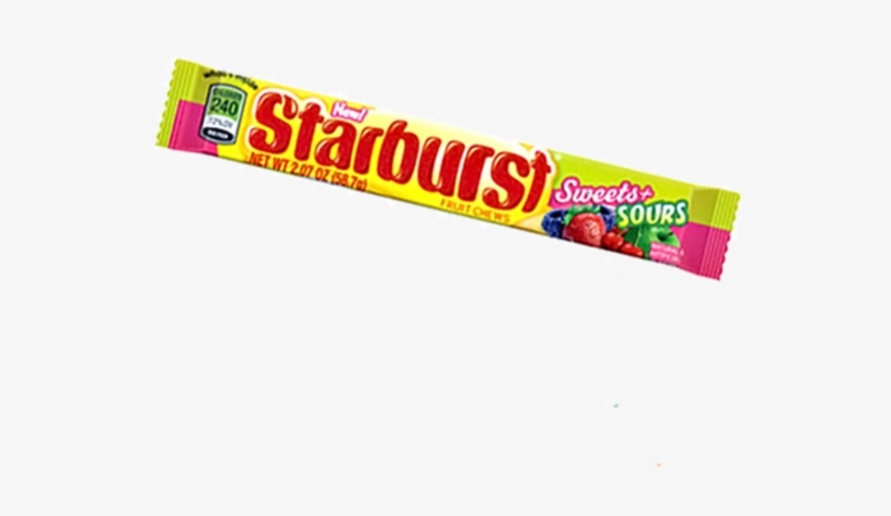 Starburst Sweet And Sour Fruit Chews - Starburst Sweets & Sours, transparent png #1241263