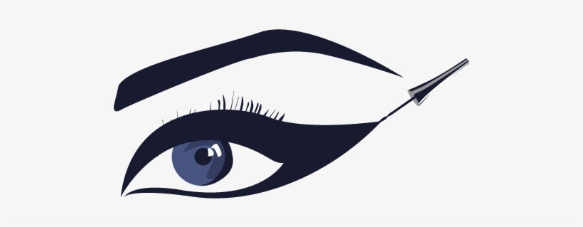 Eyeliner Illustration - Illustration, transparent png #1241267