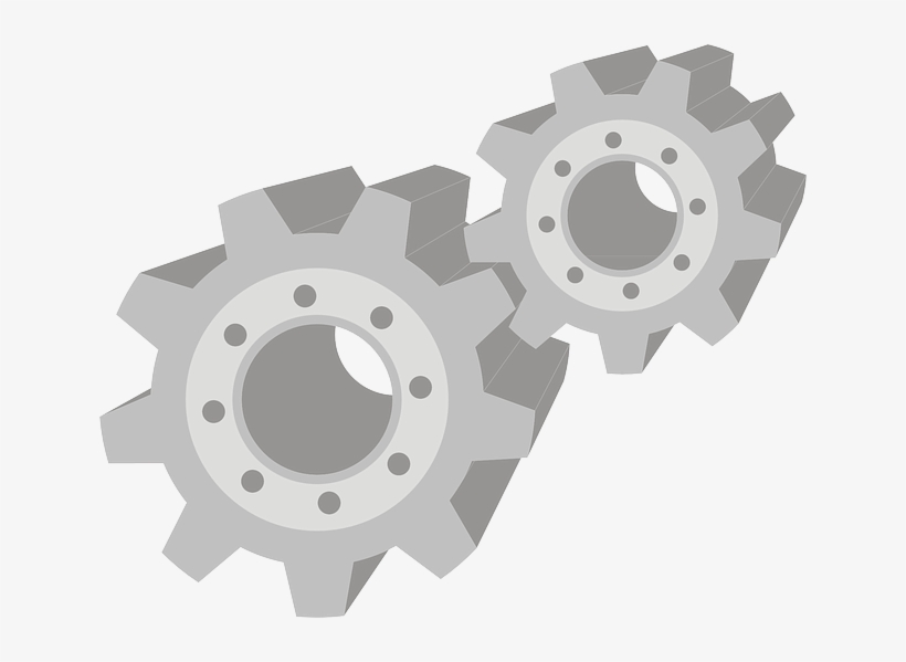 Two, Gear, Gears, Mechanical, Motor, Motion, Moving Gears Clipart