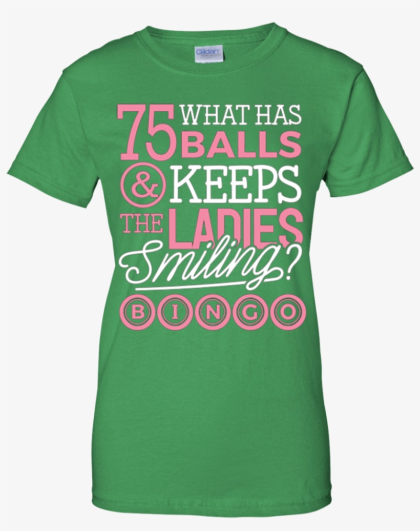 Bingo Shake 75 Balls Ladies Smiling Player Gift Apparel - Impeach Trump Not My President Tshirts, transparent png #1242000