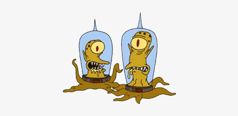 Aliens - Kang And Kodos, transparent png #1242340