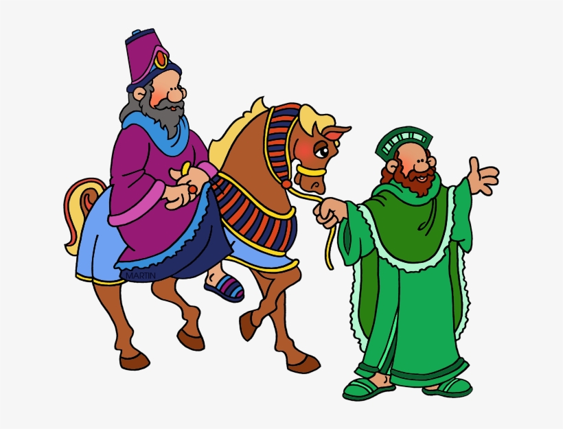 Bible Clip Art By Phillip Martin, Mordecai And Haman - Clipart Bible Stories, transparent png #1242859