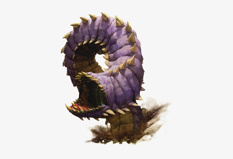 Purple Worm - Dnd 5e Purple Worm, transparent png #1243431