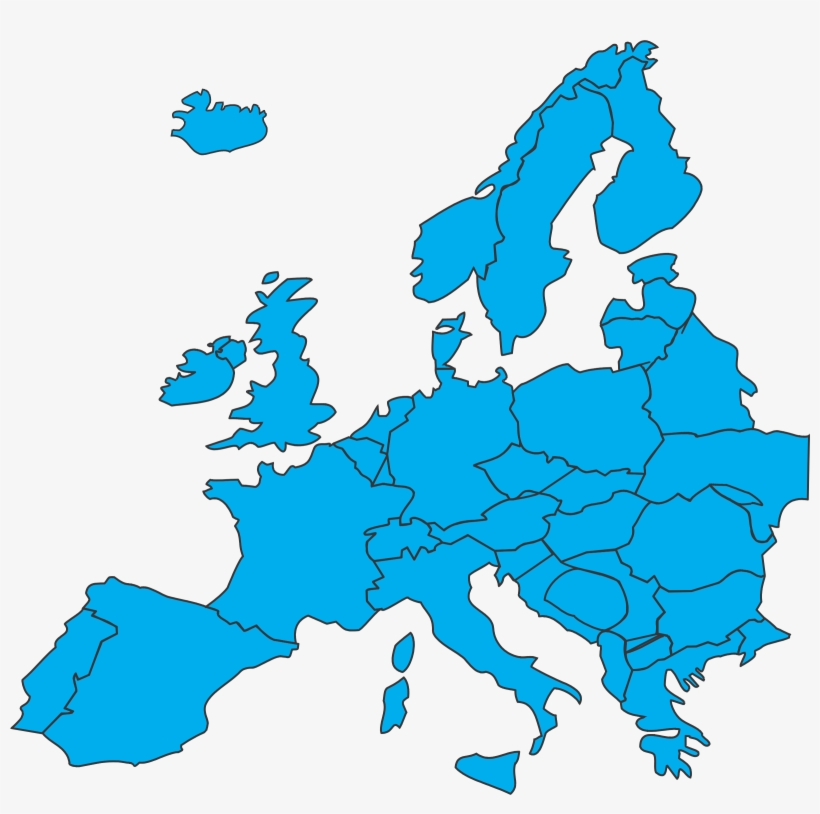 Europe Map Vector Png, transparent png #1243432
