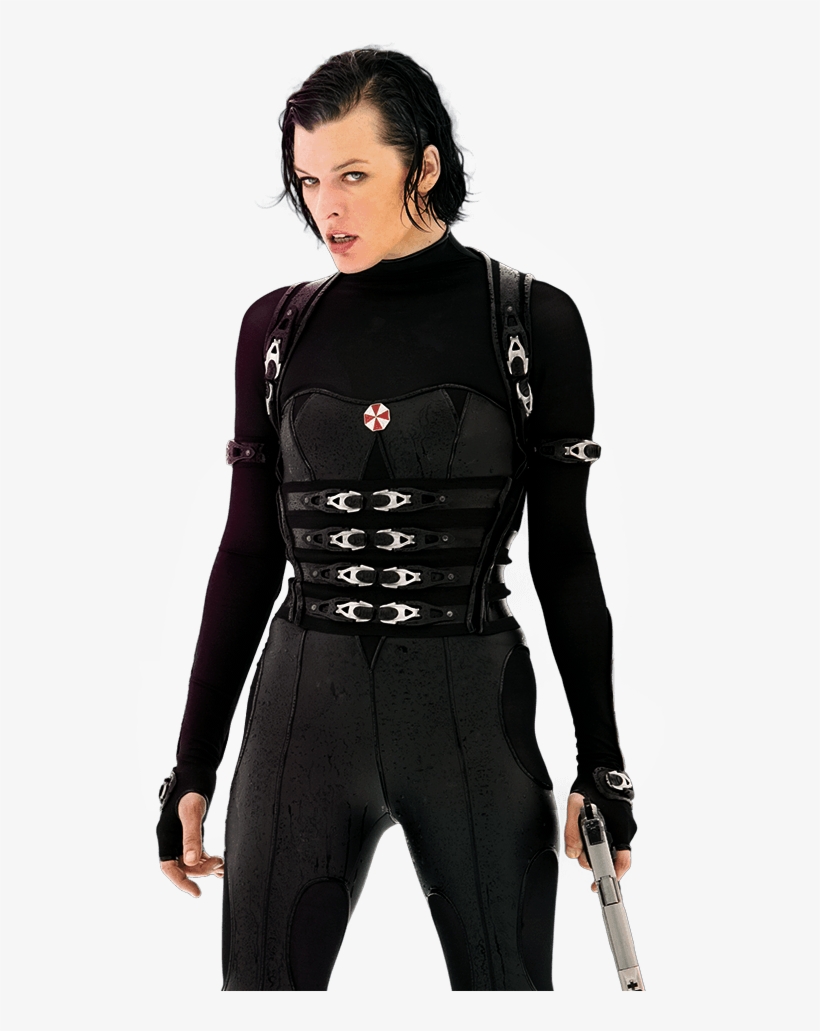 Banner Black And White Resident Evil Wiki Fandom - Milla Jovovich Resident Evil Retribution Full Movie, transparent png #1243446