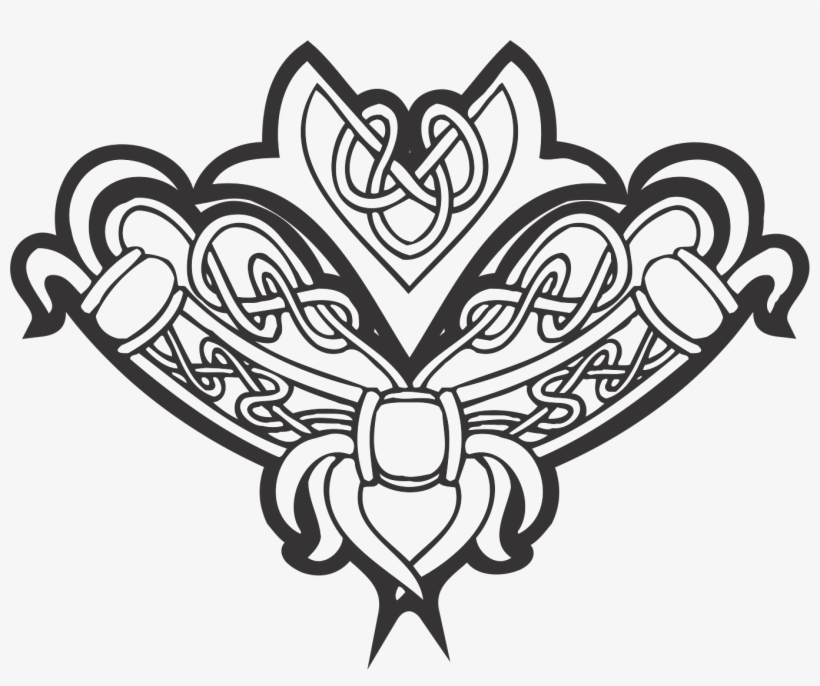 Celtic Ornament Vector Free Lace - Celtic [34] Red Bib, transparent png #1243737