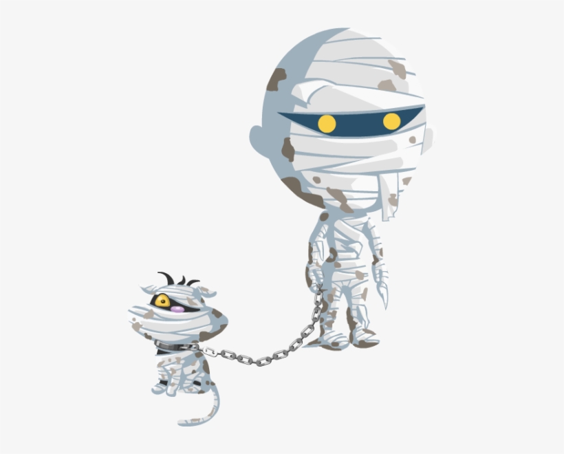 Halloween Mummy Set - Halloween Clipart Transparent Background, transparent png #1244972