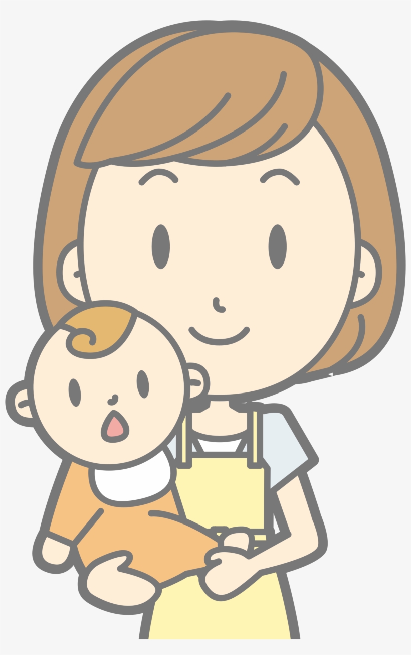 Vector Library Download Mother Big Image Png - Baby And Mummy Clipart, transparent png #1245039