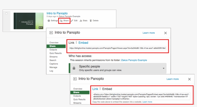 To Share Video, Keep Panopto Browser Window Open, transparent png #1245234