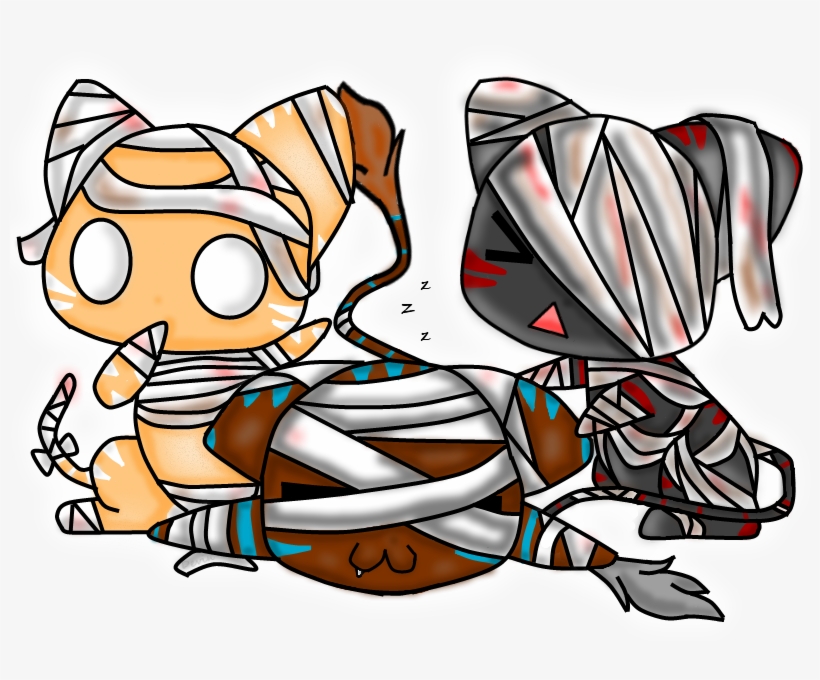 Mummy Transparent Fictional Png Transparent Stock - Mummy Cat Drawing, transparent png #1245375