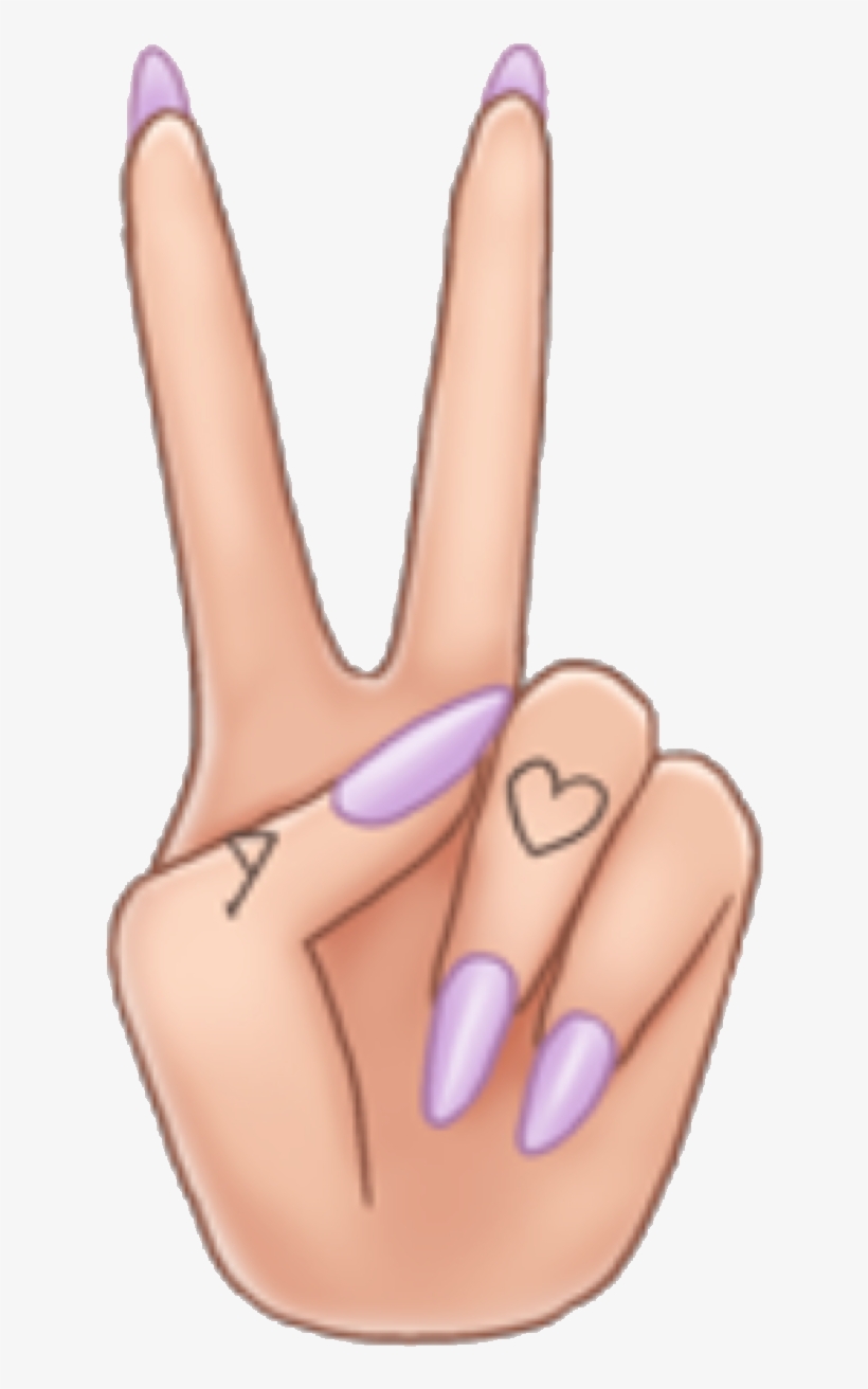 Image Stock Moonlight Drawing Wallpaper - Ariana Grande Emoji Hand, transparent png #1245464