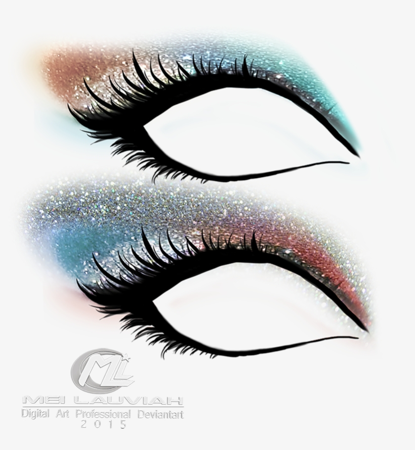 The Gallery For > Eyelashes Psd - Eyeshadow Black Transparent, transparent png #1245518