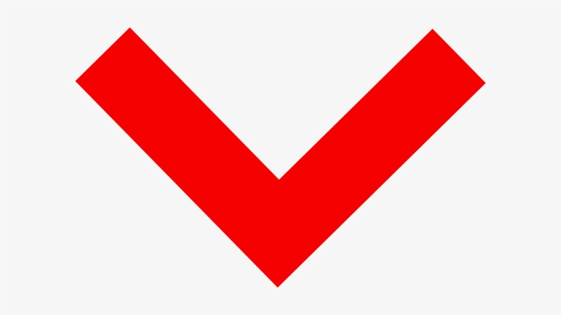 Red Down Arrow Png, transparent png #1245598