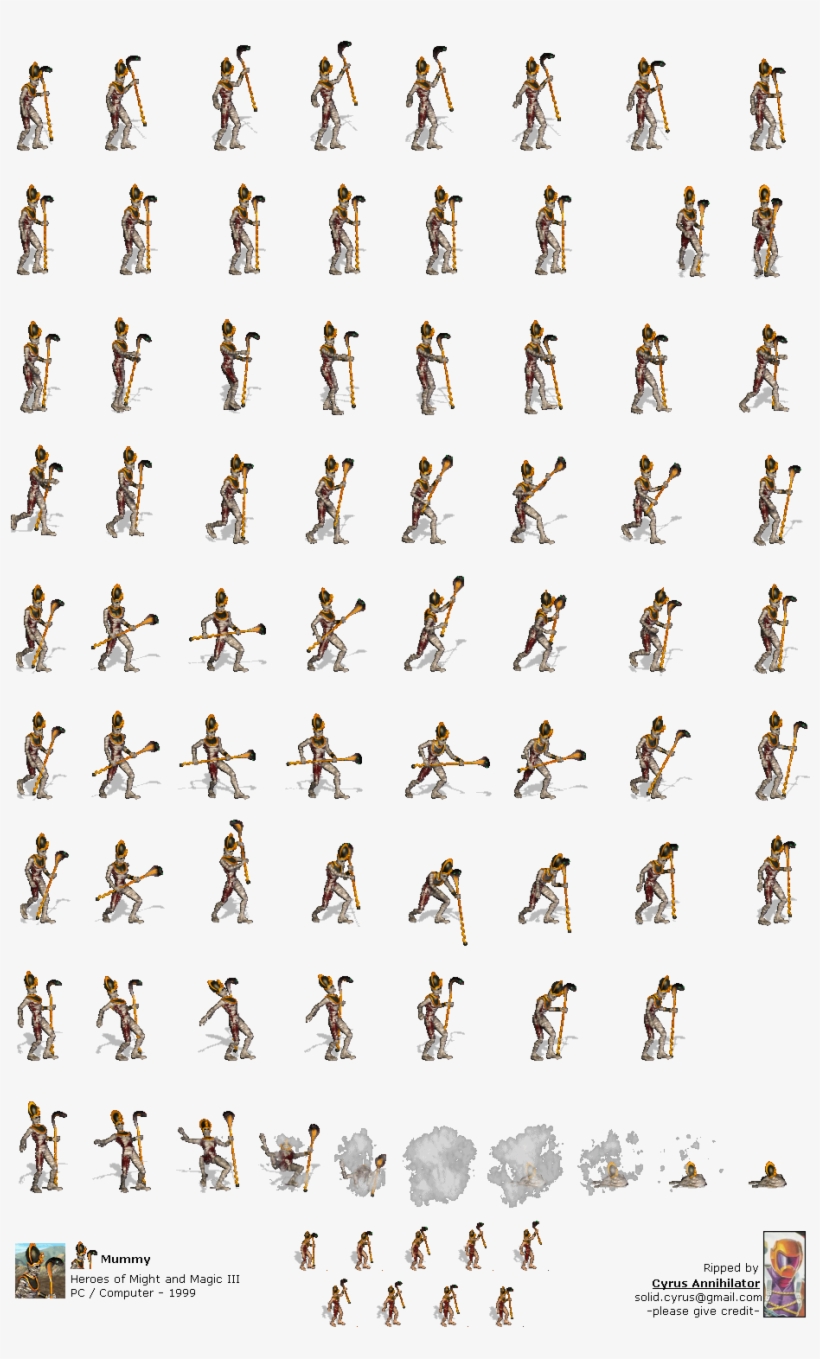 Mummy - Heroes Of Might And Magic 3 Mummy, transparent png #1245909