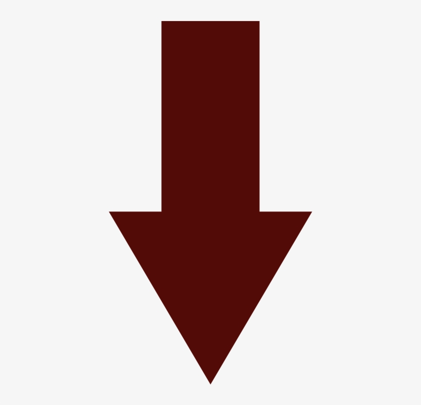 Down Arrow - Mecanismo Piñon Cremallera Ejemplos, transparent png #1246177