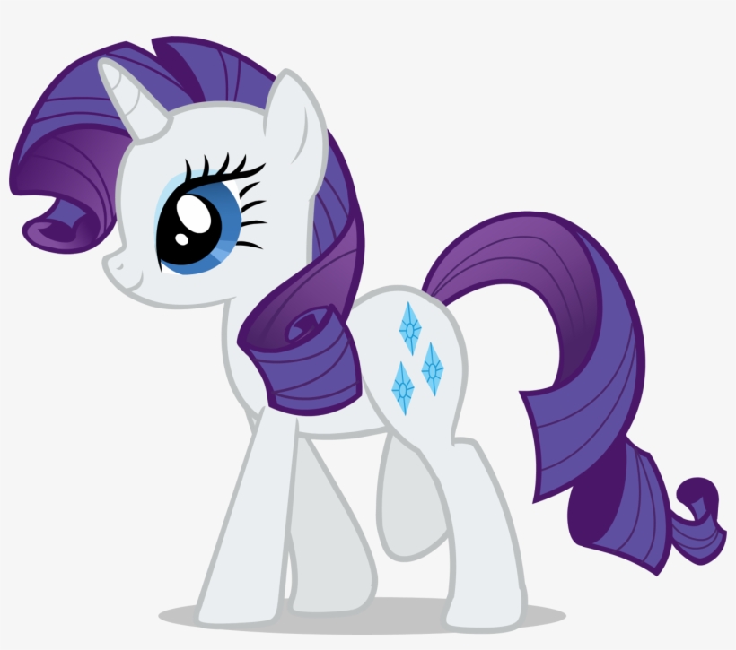 My Little Pony Party Games - Little Pony Rarity Cake, transparent png #1246300