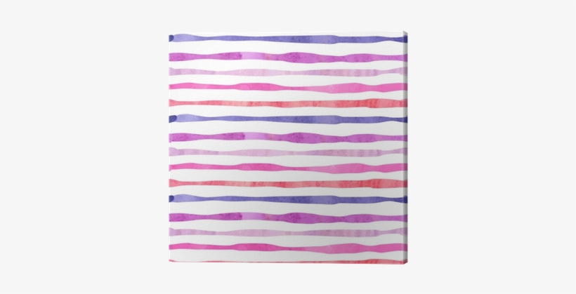 Watercolor Horizontal Stripes Seamless Pattern - Pattern, transparent png #1246784