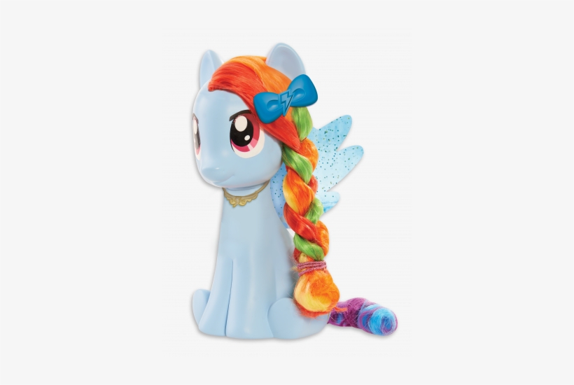 My Little Pony Rainbow Dash Style Pony - My Little Pony Rainbow Dash Styling Head, transparent png #1247004